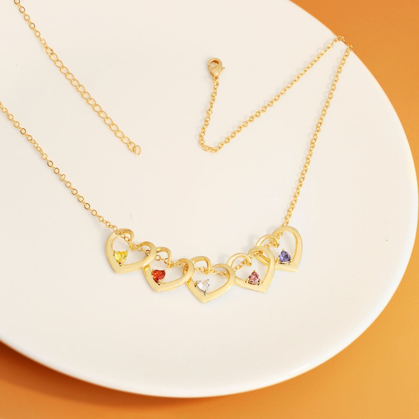 Anika Twisted Heart-Shaped Diamond Pendant Necklace