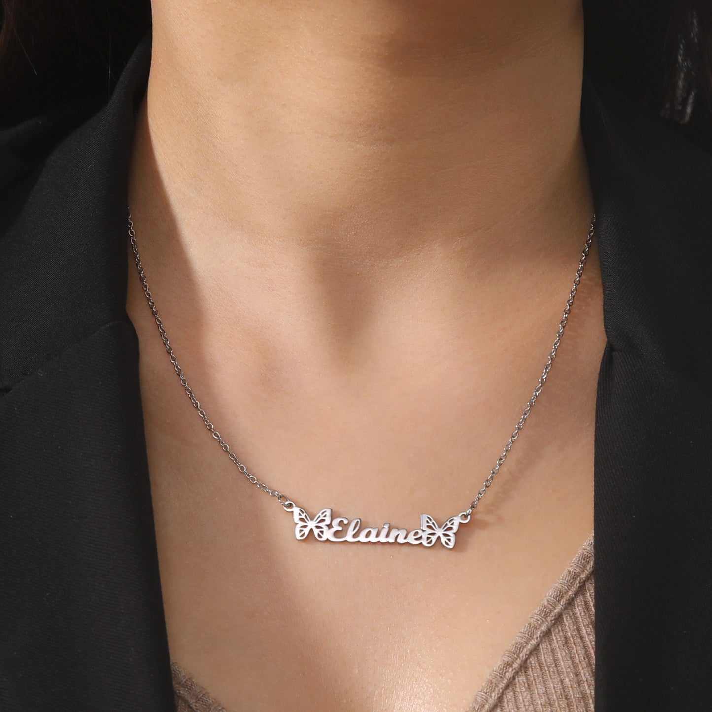 Nova Butterfly Name Necklace