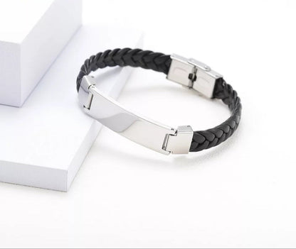 Harris Engraved Rope Bracelet