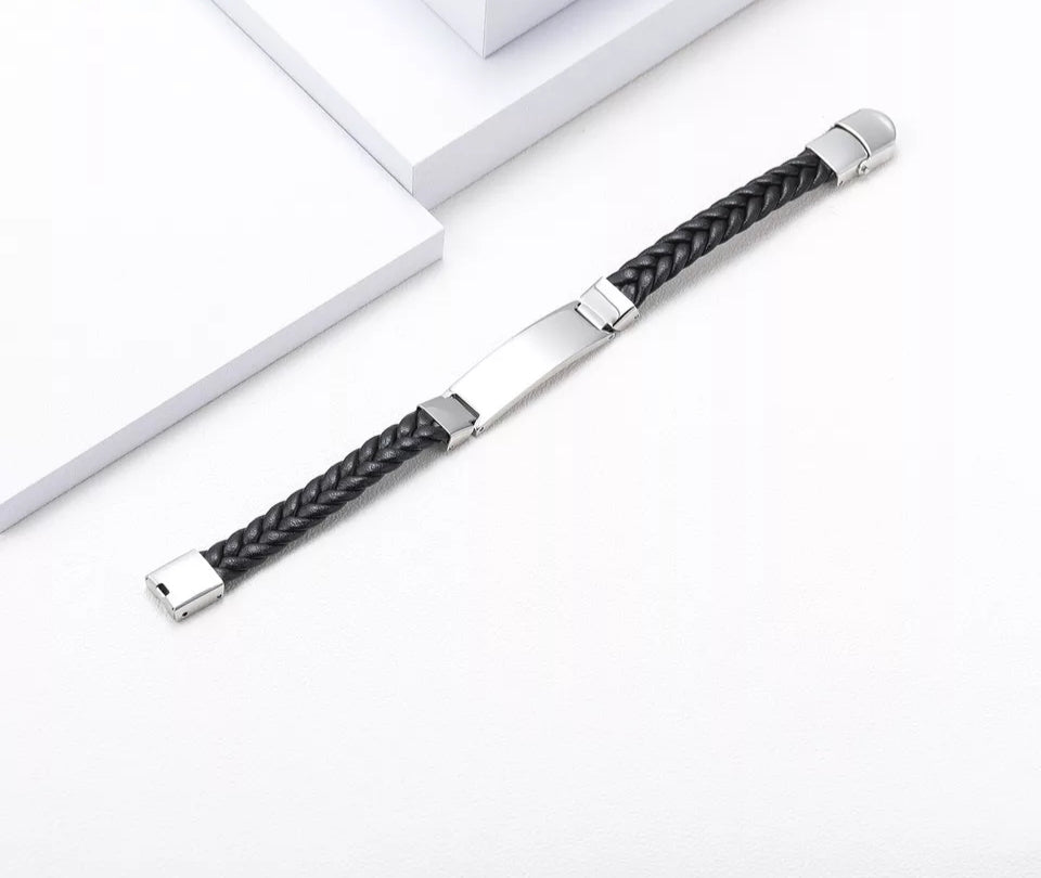 Harris Engraved Rope Bracelet