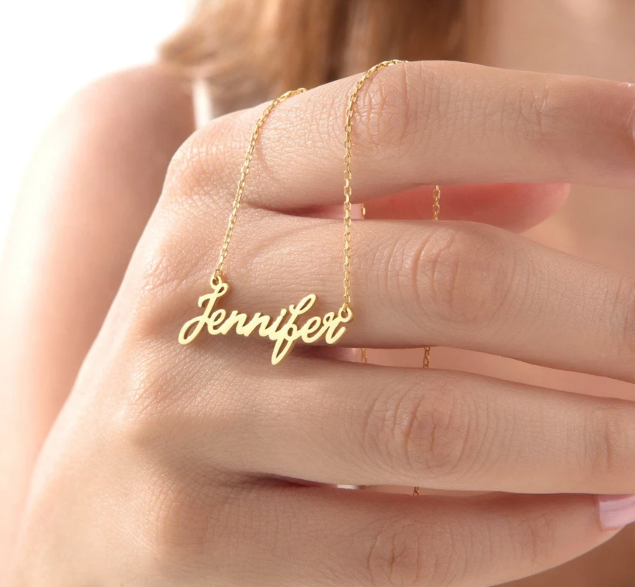 Michelle Personalized Name Necklace with English Letters
