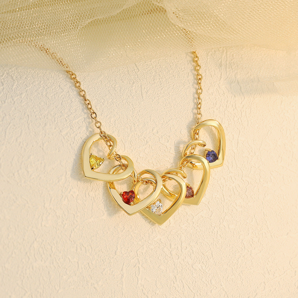 Anika Twisted Heart-Shaped Diamond Pendant Necklace