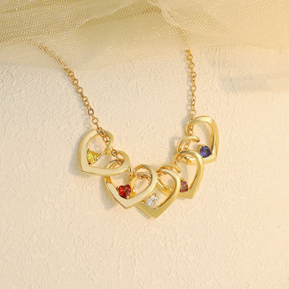 Anika Twisted Heart-Shaped Diamond Pendant Necklace