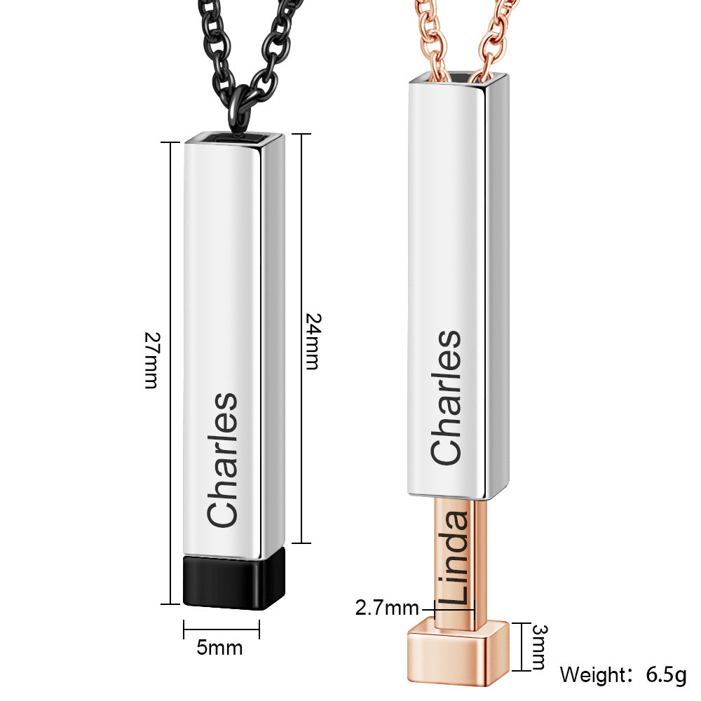 Evelyn Personalized Hidden Message Necklace