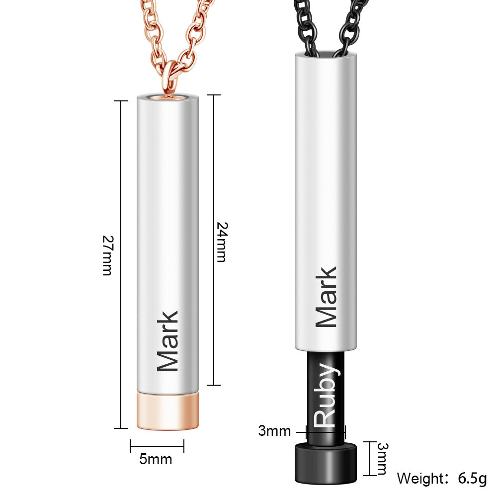 Evelyn Personalized Hidden Message Necklace