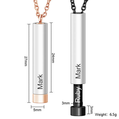 Evelyn Personalized Hidden Message Necklace