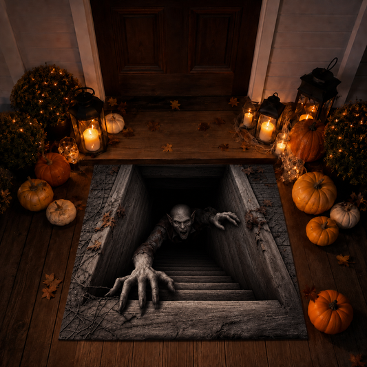 🔥 Limited-Time 50% OFF 🎃 Hazels® Creeping Ghoul 3D Illusion Rug