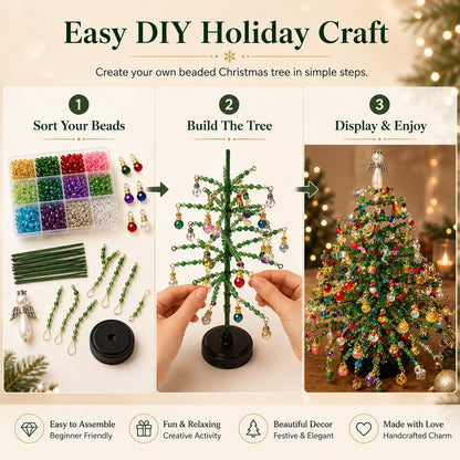 🎄✨ DIY Beaded Halloween Kit – 🎅Create Your Own Sparkling Holiday Decoration