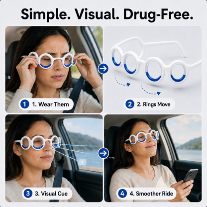 EInuvo® Motion Relief Glasses