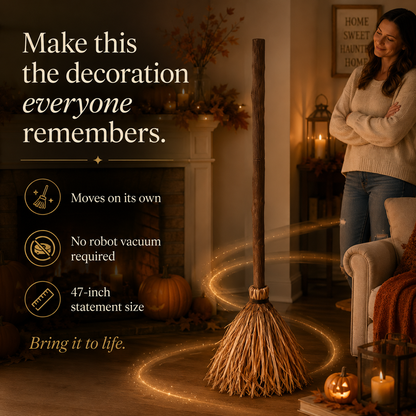 Hazels®PotterBroom Self-Moving Enchanted Broom