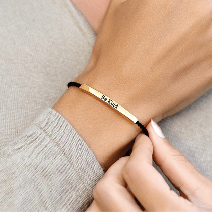 Nora Double Meaning Inspirational Tube Bracelet