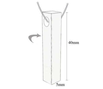 Astrid Personalized 3D Bar Necklace
