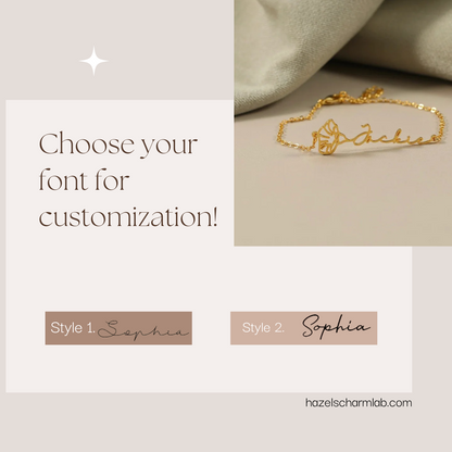 Luna Twelve Flower Language Bracelet