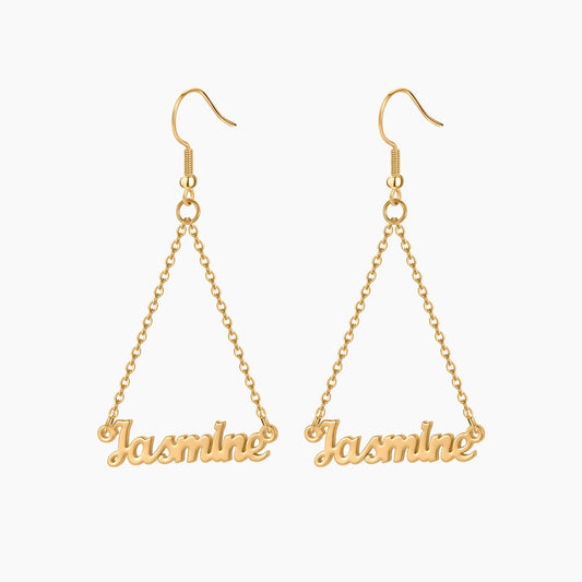 Aleyna Name Dangle Earrings