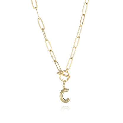 Riley Letter Initial Necklace
