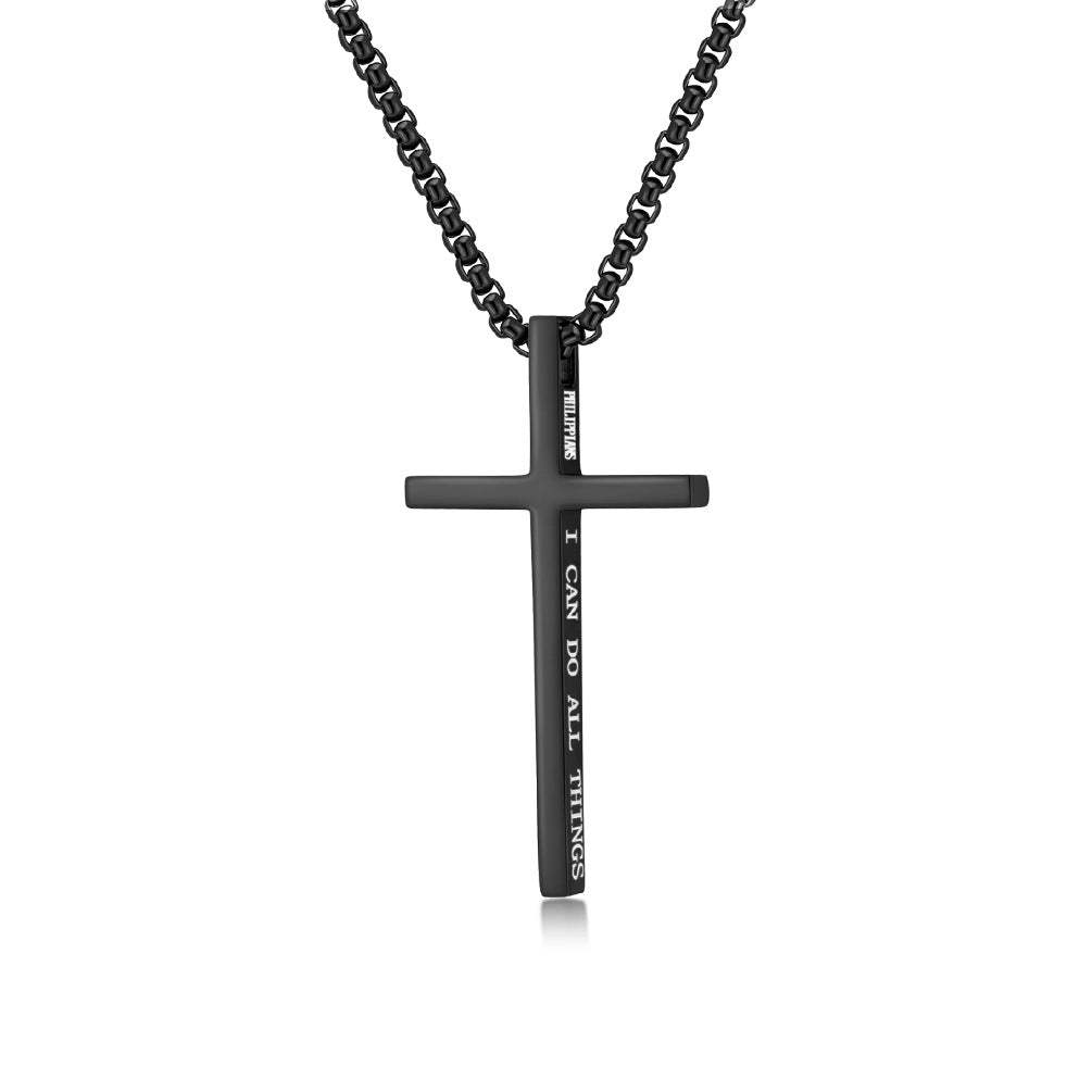 Tessa Personalized Cross Necklace