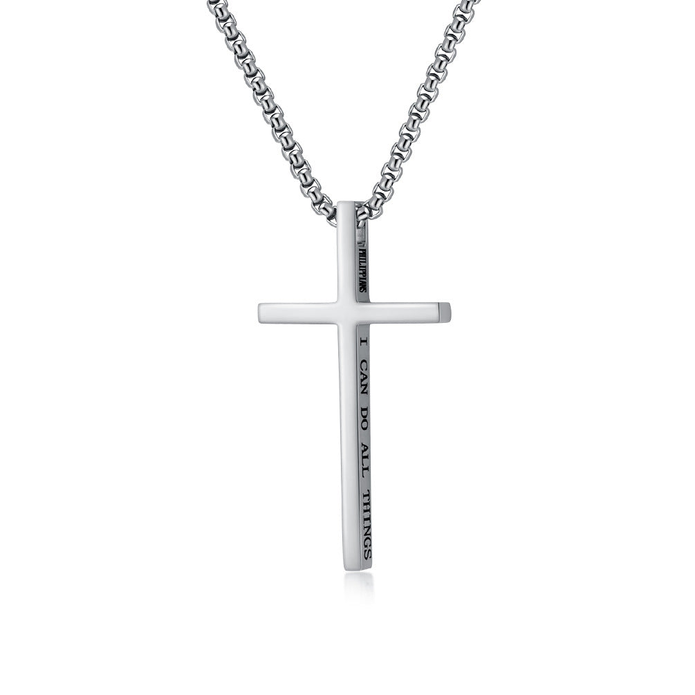 Tessa Personalized Cross Necklace