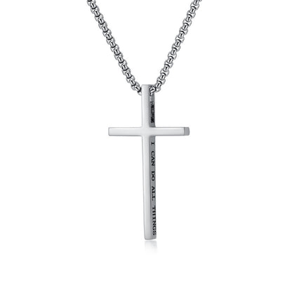 Tessa Personalized Cross Necklace