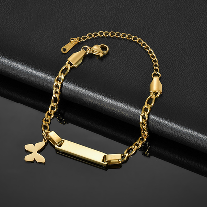 Alitzel Shape Personalized Engraved Bracelet
