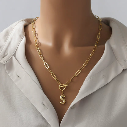 Riley Letter Initial Necklace