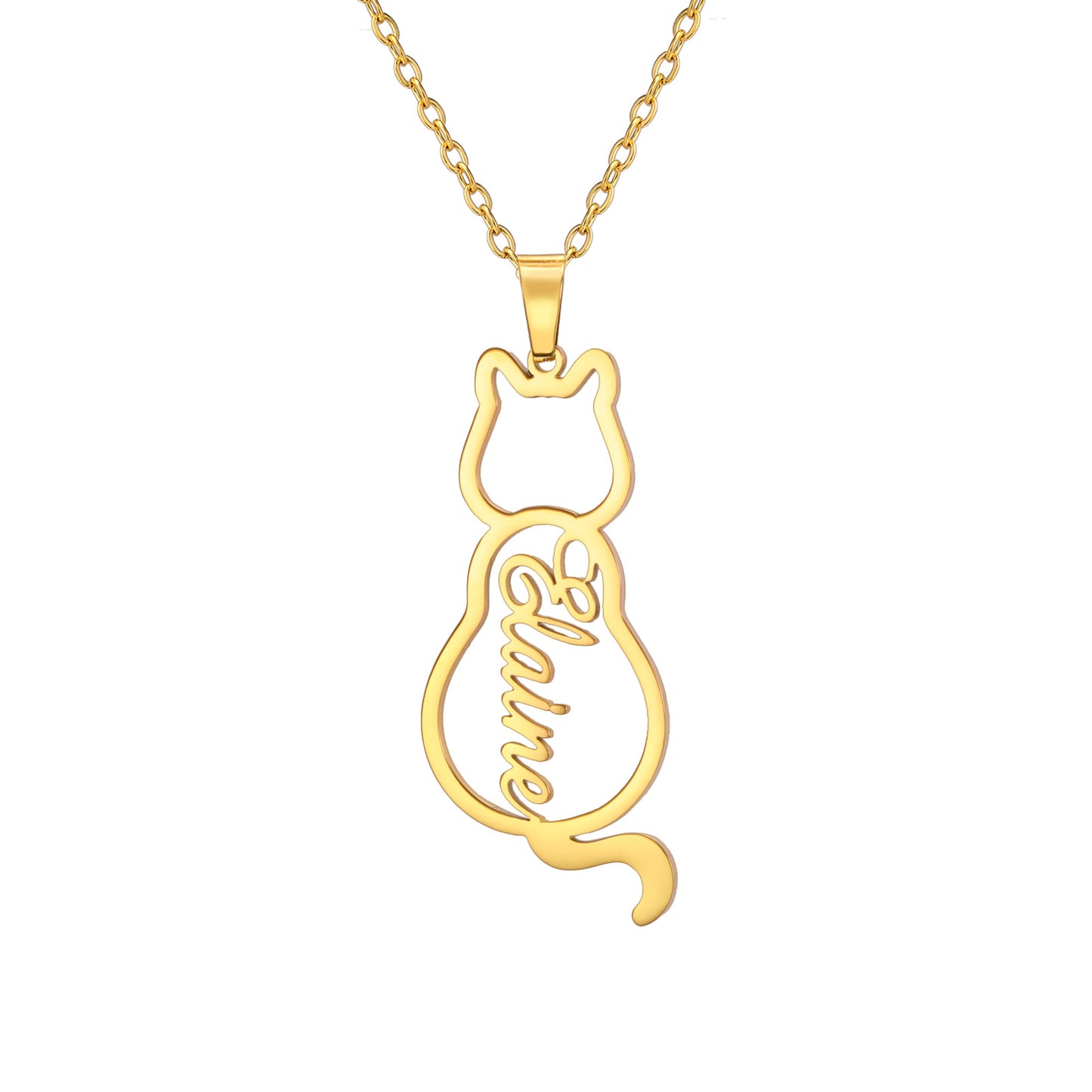 Ophélie Purrsonalized Cat Necklace