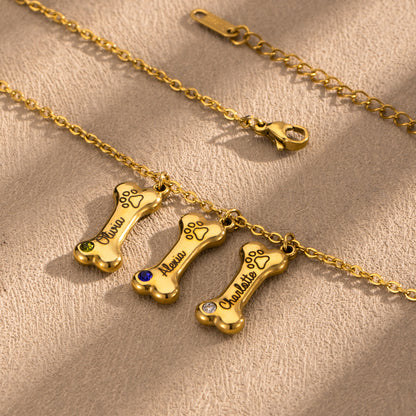 Loris 3D Bone DIY Name Necklace