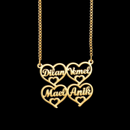 Aaliyah Creative Heart Pendant Collarbone Necklace