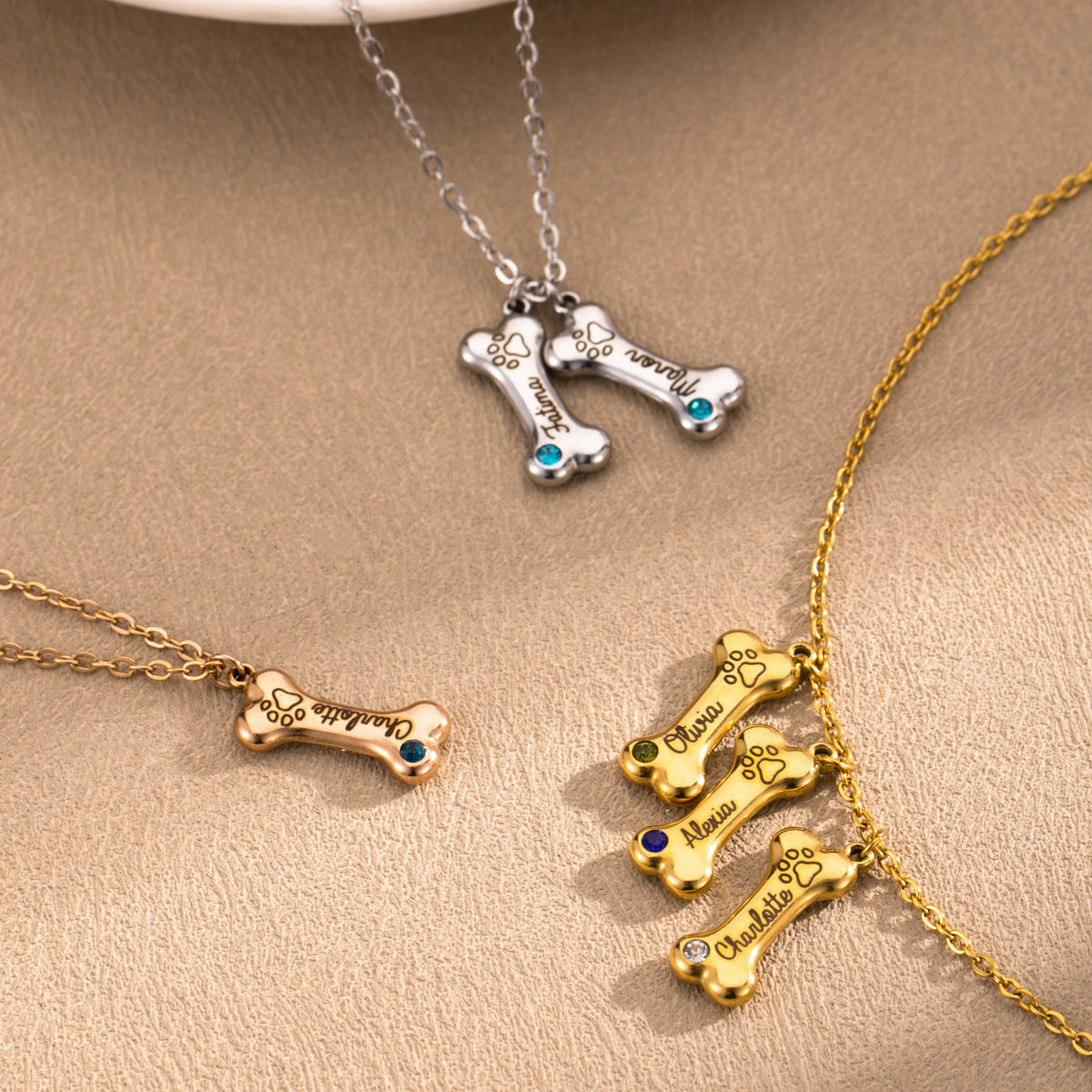 Loris 3D Bone DIY Name Necklace