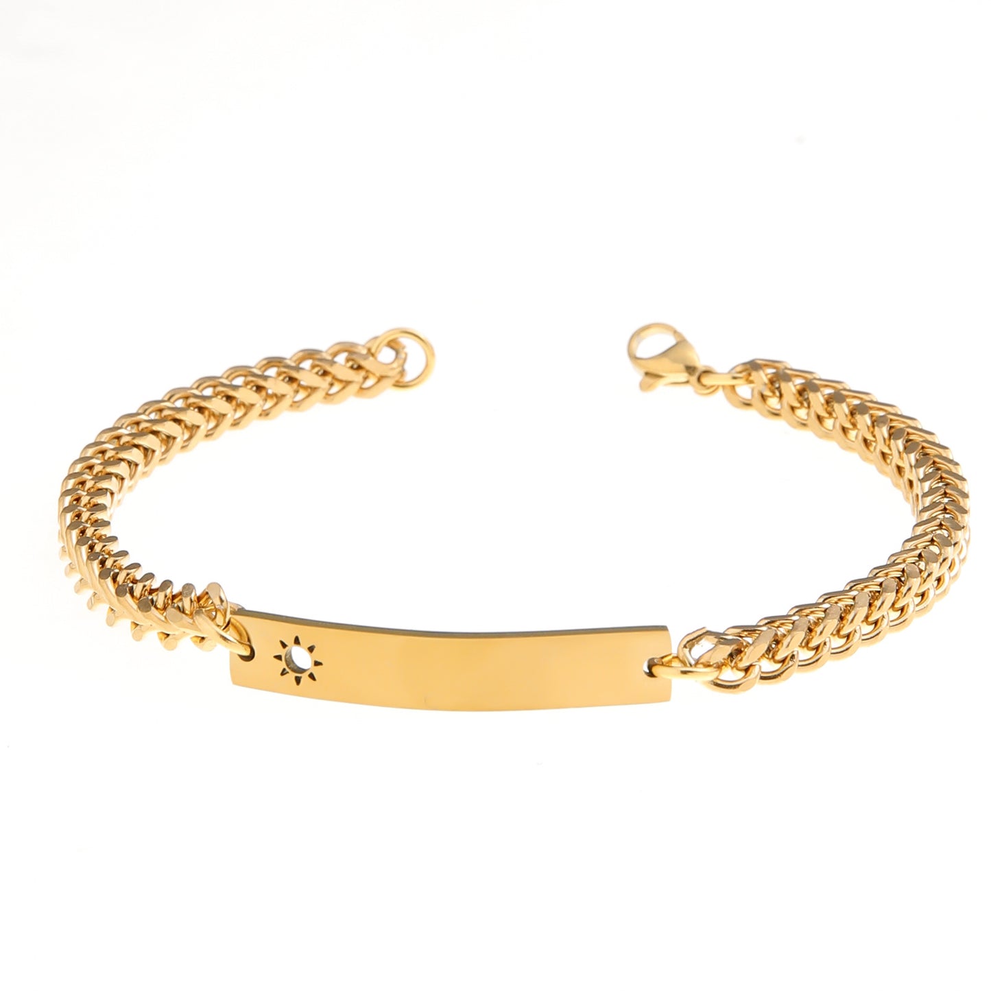 Harmony Golden Sun and Moon DIY Engraved Bracelet