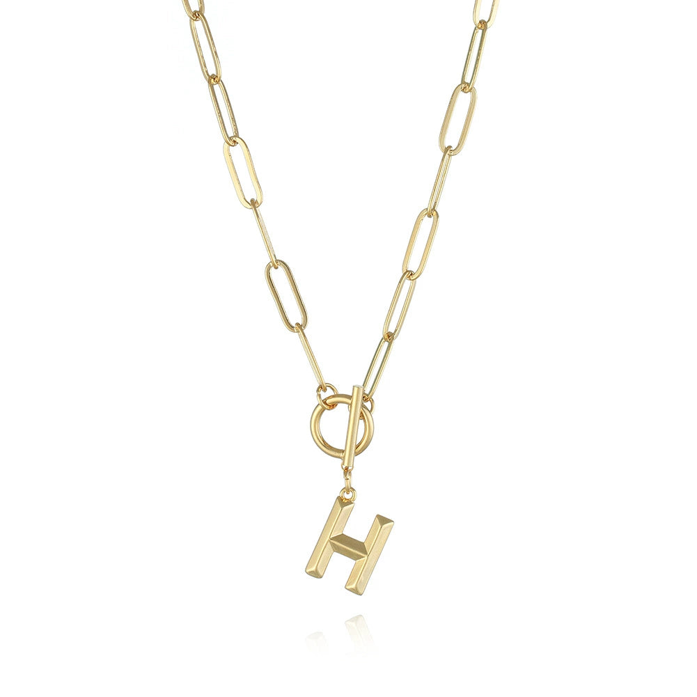 Riley Letter Initial Necklace