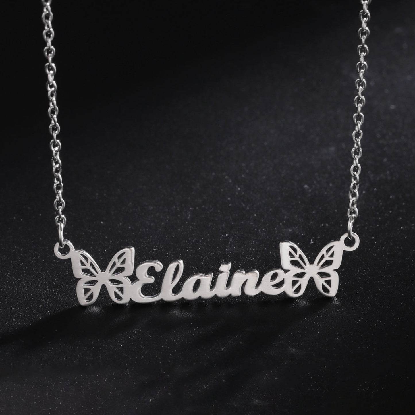 Nova Butterfly Name Necklace