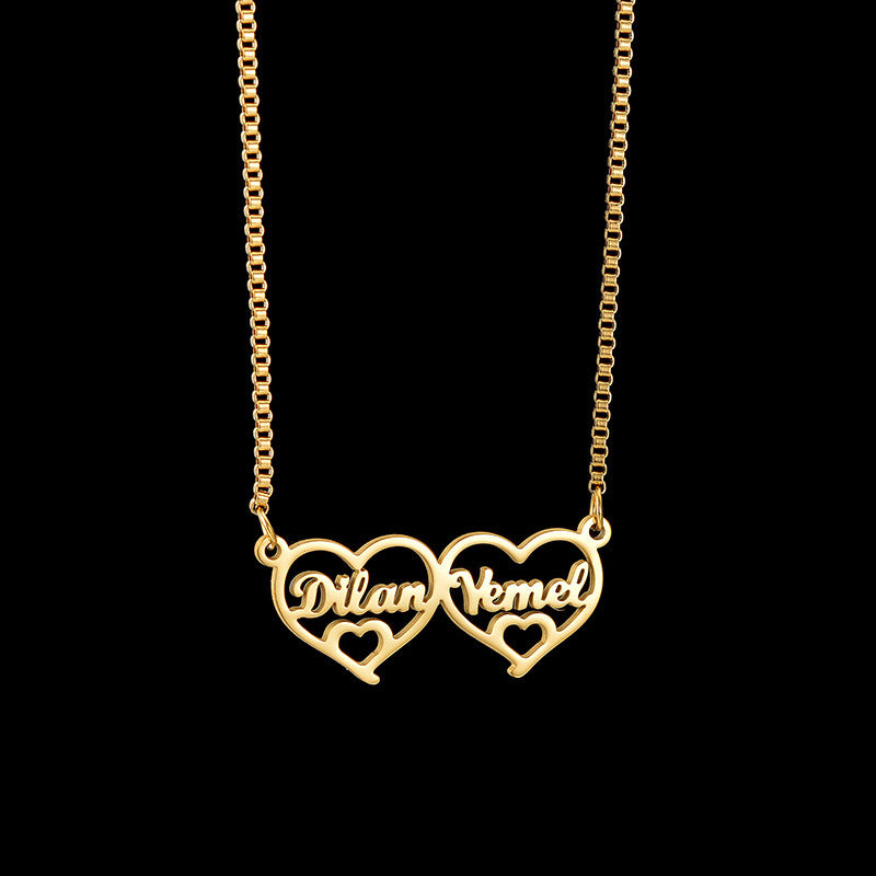 Aaliyah Creative Heart Pendant Collarbone Necklace