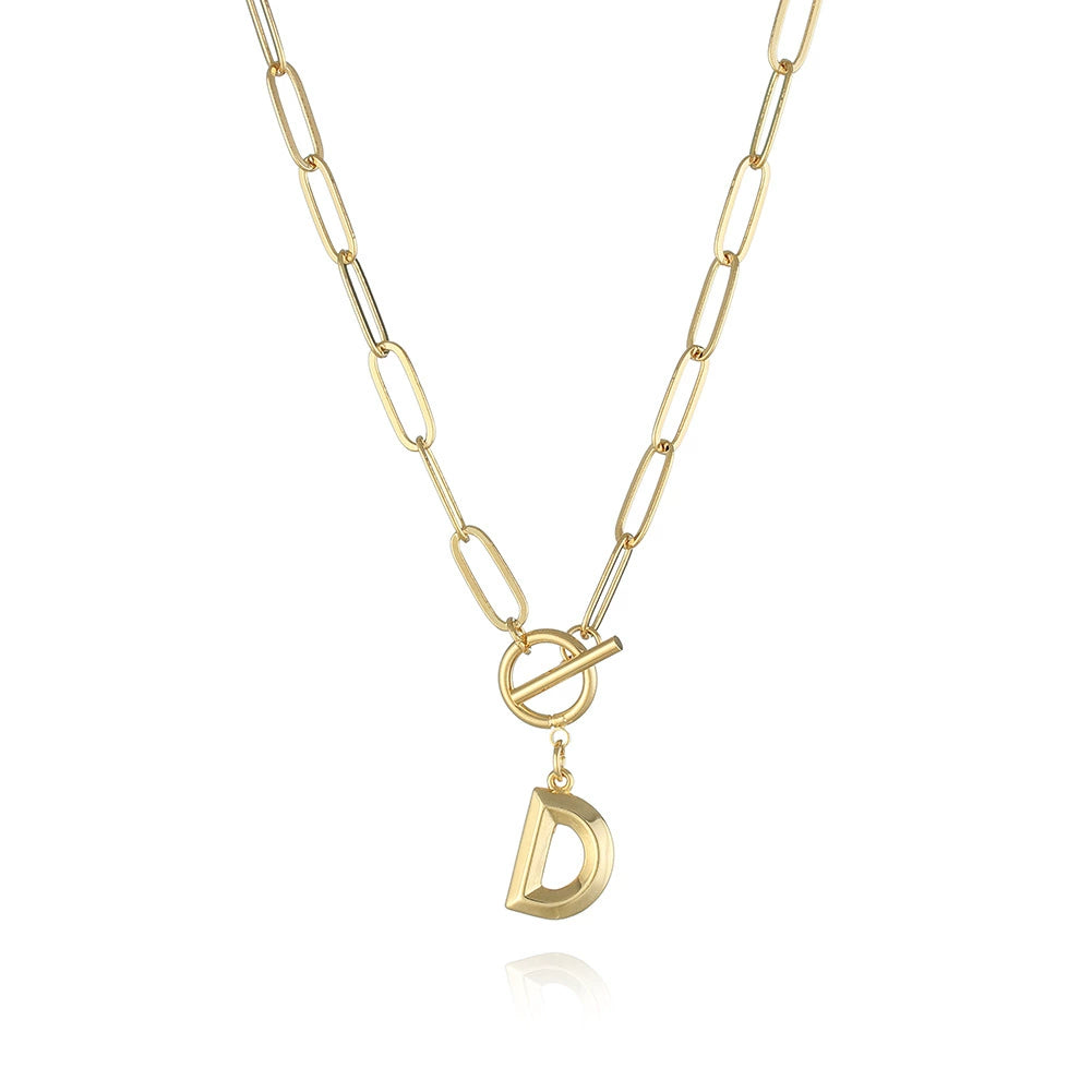 Riley Letter Initial Necklace