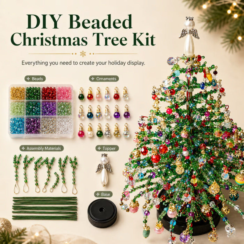 🎄✨ DIY Beaded Halloween Kit – 🎅Create Your Own Sparkling Holiday Decoration