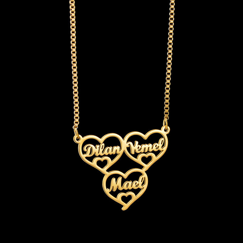 Aaliyah Creative Heart Pendant Collarbone Necklace