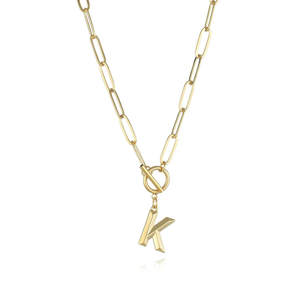 Riley Letter Initial Necklace