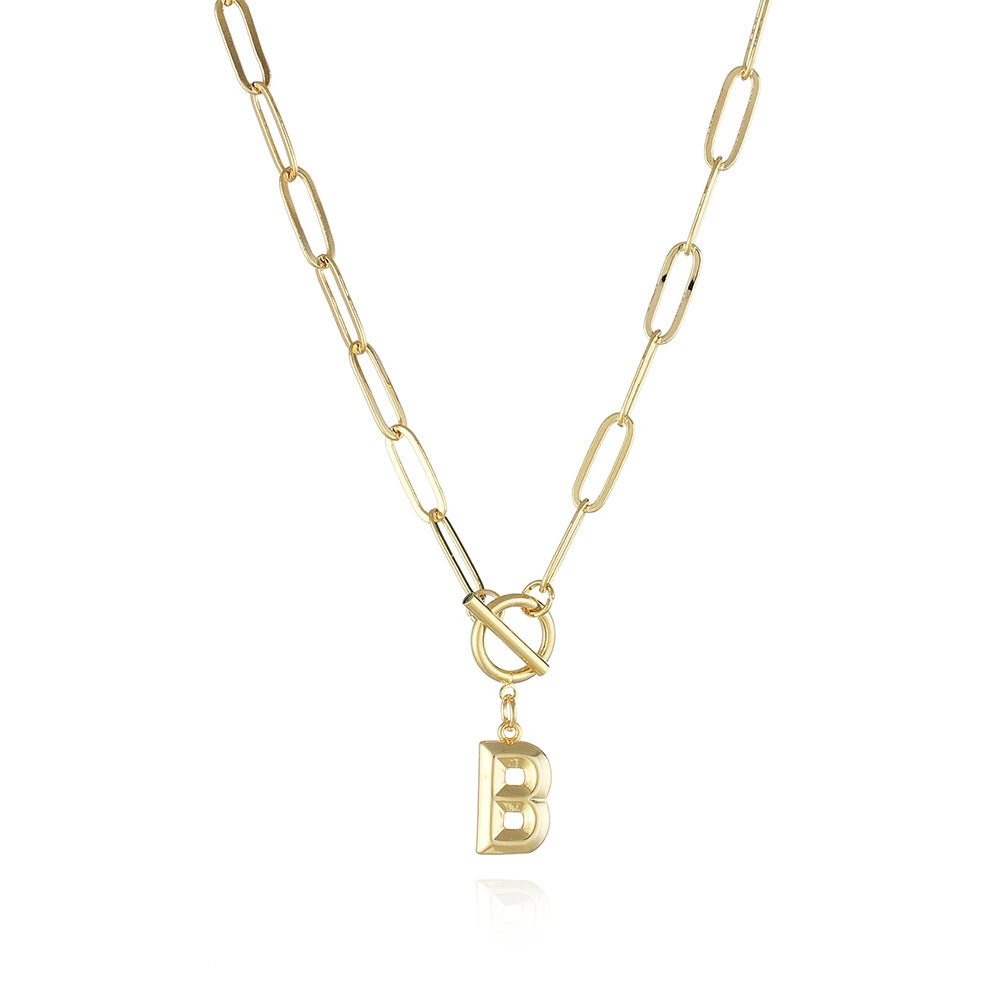 Riley Letter Initial Necklace