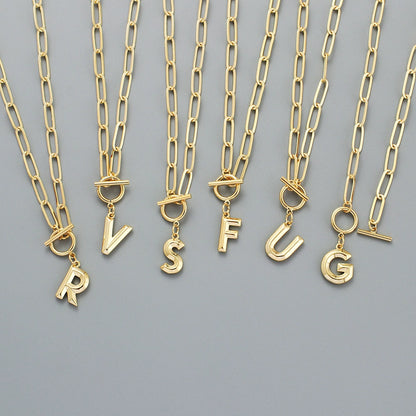Riley Letter Initial Necklace
