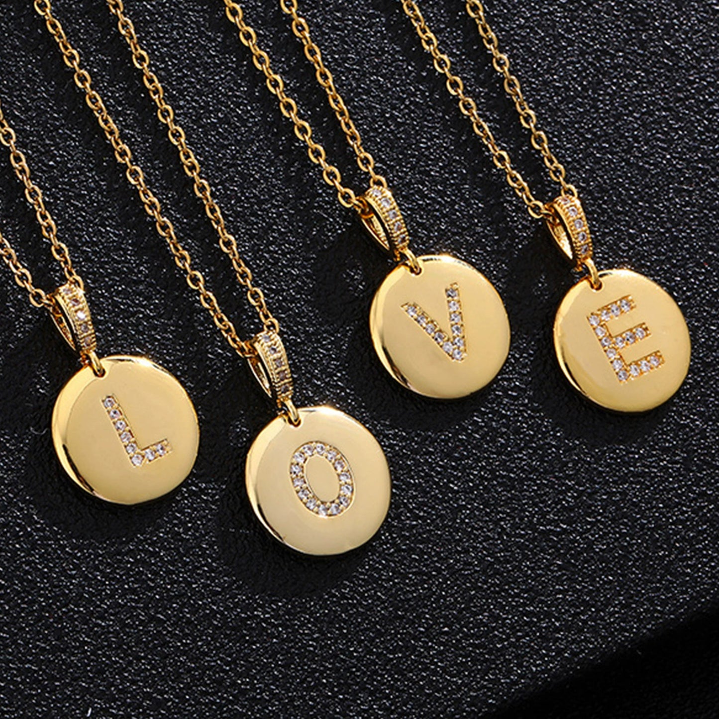 Kaylee Monogram Initial Necklace