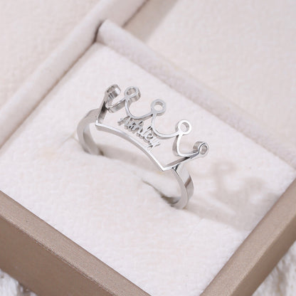 Ivy Crown Handmade Open Ring