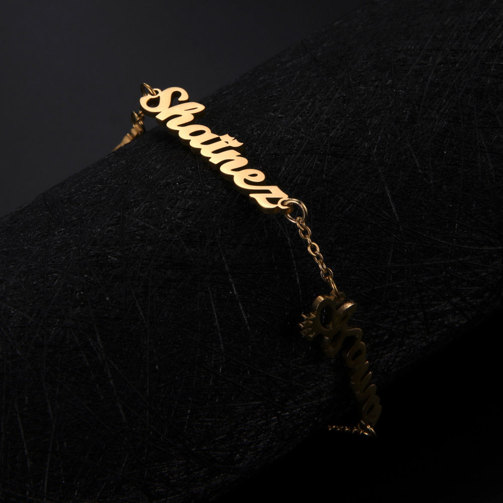 Noémie Tri-Name Bracelet