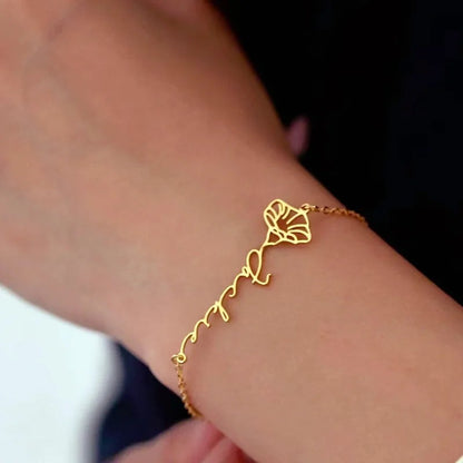 Luna Twelve Flower Language Bracelet