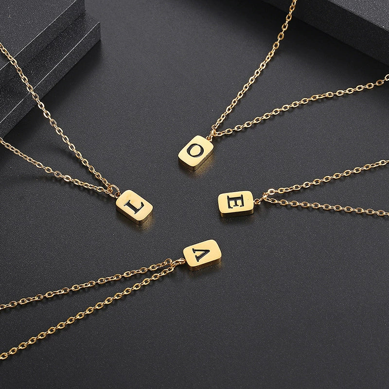 Layla Letter Initial Necklace