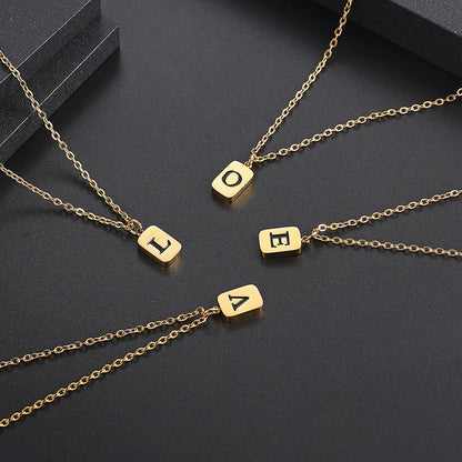 Layla Letter Initial Necklace