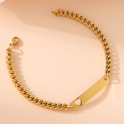 Harmony Golden Sun and Moon DIY Engraved Bracelet