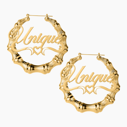 Lorelai Bamboo Hoop Earrings
