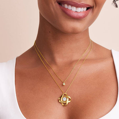 Emily Four-Leaf Clover Pendant Necklace
