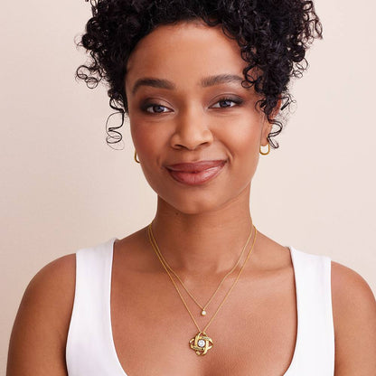 Emily Four-Leaf Clover Pendant Necklace