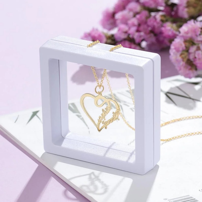 Grace Double Heart Pendant Necklace