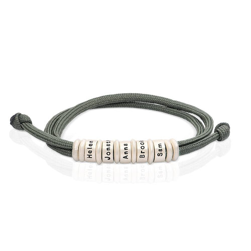 Lucy Cord Bracelet with Custom Beads